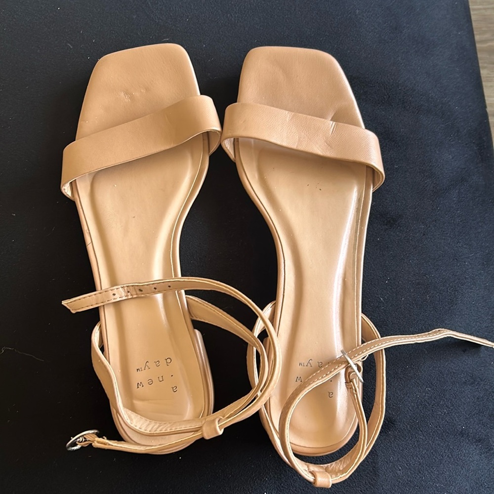 Beige sandals